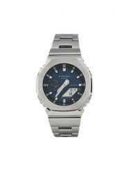 G-Shock Zegarek G-Steel GM-2110D-2BER Srebrny. Szare, analogowe zegarki męskie G-Shock, bez wzorów, srebrne. Za 1,119.00 zł.