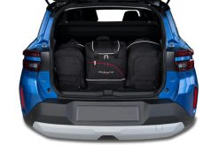 Torby Do Bagażnika Opel Frontera Hev 2024+ 4Szt Kjust. Czarne torby podróżne damskie KJUST, bez wzorów, z kauczuku. Za 1,203.00 zł.
