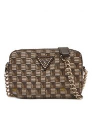 Guess Torebka HWJT93 44140 Brązowy. Brązowe listonoszki damskie Guess, z aplikacjami, ze skóry, bez dodatków. Za 309.99 zł.