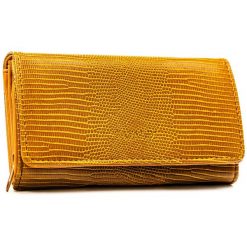 Brązowy portfel damski ze skóry ekologicznej z kieszonką zewnętrzną - 4U Cavaldi. Brązowe portfele damskie 4U Cavaldi, ze skóry ekologicznej. Za 45.00 zł.