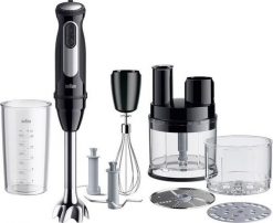 Braun MultiQuick 5 Pro MQ 55755 M 0,6 l Blender immersyjny 1000 W Czarny. Czarne blendery BRAUN. Za 347.00 zł.