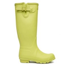 Kalosze Hunter. Zielone kalosze damskie Hunter, bez wzorów, bez zapięcia. Za 349.99 zł.