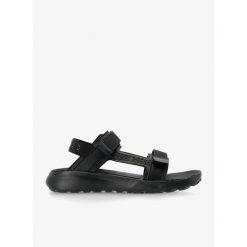 Sandały męskie Columbia Peakfreak Roam Sandal. Czarne buty zimowe męskie Columbia, bez wzorów, bez obcasa, bez zapięcia. Za 198.99 zł.