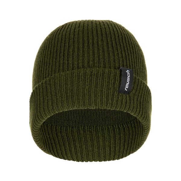 Czapka REUSCH Eddie Beanie. Zielone czapki damskie Reusch, bez wzorów, sportowe. Za 102.72 zł.