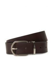 Calvin Klein Pasek Męski Adj Casual Round 35Mm K50K512838 Brązowy. Brązowe paski męskie Calvin Klein, ze skóry, casualowe. Za 179.99 zł.