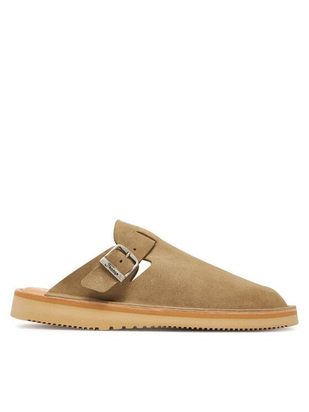 Fracap Klapki S100 Brązowy. Brązowe klapki męskie Fracap, bez wzorów, ze skóry, bez zapięcia. Za 469.99 zł.