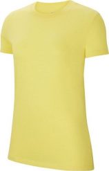 Nike Koszulka damska Nike Park 20 żółta CZ0903 719 XL. Żółte bluzki damskie Nike, xl, bez wzorów, bez kołnierzyka, bez ramiączek. Za 102.09 zł.