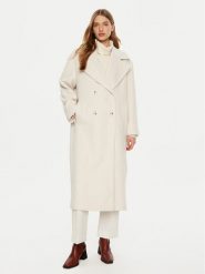 Imperial Płaszcz zimowy KI54IID Écru Loose Fit. Płaszcze damskie Imperial, na zimę, xl, bez wzorów, z syntetyku, bez kołnierzyka, bez kaptura. Za 769.99 zł.