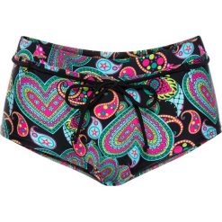 Figi bikini bonprix czarny z nadrukiem. Czarne bikini bonprix, z aplikacjami. Za 34.99 zł.