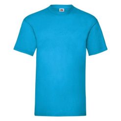 T-shirt Fruit Of The Loom Valueweight Adult Blue Azure. Białe t-shirty damskie fruit of the loom, bez wzorów, z bawełny, sportowe, bez kołnierzyka, bez ramiączek. Za 150.99 zł.