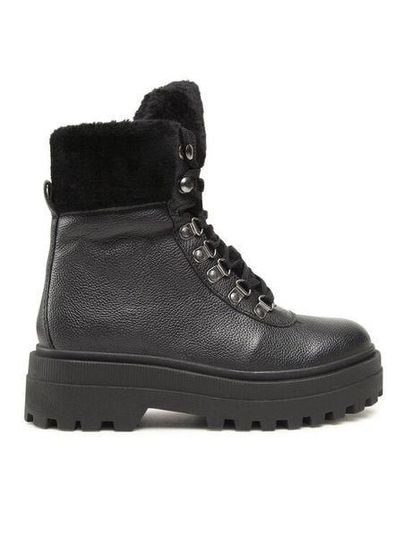 Lasocki Trapery WI16-UTRA-04 Czarny. Czarne trapery damskie Lasocki, ze skóry, bez zapięcia. Za 299.99 zł.