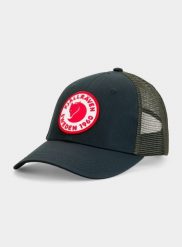 Czapka truckerka Fjallraven 1960 Logo Langtradarkeps. Czerwone czapki damskie Fjällräven, na lato, bez wzorów, z bawełny. Za 129.99 zł.