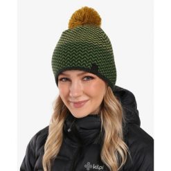 Czapka damska Kilpi SALOME-W. Zielone czapki damskie Kilpi, na zimę, bez wzorów, sportowe. Za 75.03 zł.