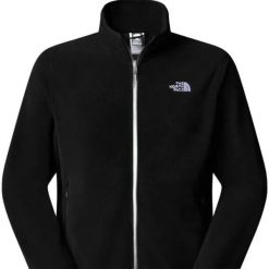 Kurtka THE NORTH FACE M GLACIER FLC JKT Czarny. Czarne kurtki męskie The North Face, m, bez wzorów, z materiału, bez kaptura. Za 295.99 zł.