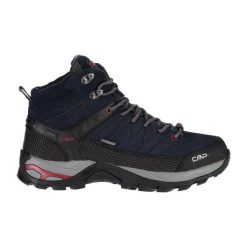 Buty trekkingowe CMP Rigel Waterproof. Czarne trekkingi męskie CMP, z materiału, bez zapięcia. Za 430.50 zł.