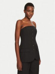 Herskind Bluzka Jacqui 5406134 Szary Slim Fit. Szare bluzki damskie Herskind, bez wzorów, z wełny, bez kołnierzyka, bez ramiączek. Za 689.99 zł.