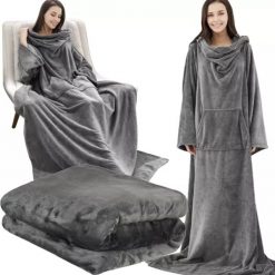 Ruhhy Bluza- kocoszlafrok jasnoszary Ruhhy 22649. Szare bluzy damskie Ruhhy, bez wzorów, bez ramiączek, bez kaptura. Za 71.16 zł.