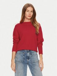 ViCOLO Sweter 77034S Czerwony Regular Fit. Czerwone swetry nierozpinane damskie ViCOLO, l, bez wzorów, z kaszmiru, bez kołnierzyka, bez ramiączek. W wyprzedaży za 339.99 zł.
