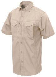 Helikon-Tex Koszula DEFENDER Mk2 short sleeve® - PolyCotton Ri. Koszule męskie HELIKON-TEX, m, bez wzorów, bez kołnierzyka, bez ramiączek. Za 165.05 zł.