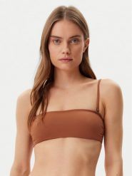 Calvin Klein Swimwear Góra od bikini KW0KW02845 Brązowy. Brązowe bikini Calvin Klein Swimwear, xl, bez wzorów, z syntetyku. Za 149.99 zł.