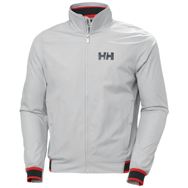 Kurtka wodoodporna Helly Hansen Salt. Szare kurtki męskie Helly Hansen, m, bez wzorów, z materiału, eleganckie, bez kaptura. Za 521.50 zł.
