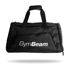 Torba sportowa z kieszenią na buty 50 L Core. Czarne torby na ramię męskie GYMBEAM, bez wzorów, z poliesteru, na ramię, duże. Za 230.90 zł.