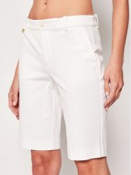 Lauren Ralph Lauren Szorty materiałowe Bsr-Btms 200661653 Biały Regular Fit. Białe szorty damskie Lauren Ralph Lauren, bez wzorów, z bawełny. Za 339.99 zł.