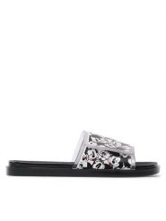 Melissa Klapki Groovy + Mickey Mouse 33632 Czarny. Czarne klapki damskie Melissa, bez wzorów, z tworzywa sztucznego, bez obcasa, bez zapięcia. Za 279.99 zł.