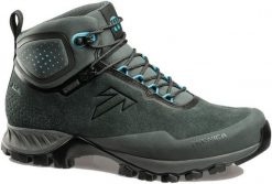 Buty GORE-TEX damskie Tecnica Plasma Mid GTX - shdw piedra/frsh lgn. Obuwie trekkingowe damskie Salomon, z gore-texu, bez zapięcia. Za 734.43 zł.