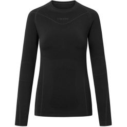 Bielizna damska VIKING Gaja Longsleeve Bamboo. Czarna bielizna sportowa damska Viking, bez wzorów. Za 179.90 zł.