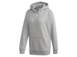Bluza damska ADIDAS HOODIE 34. Szare bluzy damskie Adidas, bez wzorów, z bawełny, eleganckie, bez ramiączek, bez kaptura. Za 229.00 zł.