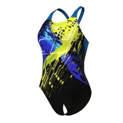 Strój kąpielowy damski jednoczęściowy treningowy basen Arena Funny Spot. Niebieskie stroje kąpielowe damskie ARENA, xs, bez wzorów. Za 179.99 zł.