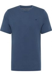 Męski T-Shirt Mustang Style Alex Dark Denim 1018000 5242. T-shirty męskie Mustang, m, bez wzorów, z denimu, bez kołnierzyka, bez ramiączek. Za 79.99 zł.