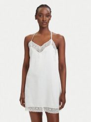 Ysabel Mora Koszula nocna 10180 Biały Regular Fit. Białe koszule nocne damskie ysabel mora, bez wzorów, z syntetyku, bez ramiączek. Za 269.99 zł.