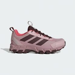 Buty trekkingowe Terrex Rockadia. Fioletowe obuwie trekkingowe damskie Adidas, z gumy, bez zapięcia. Za 259.00 zł.
