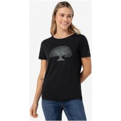 Koszulka z krótkim rękawkiem damska SUPER.NATURAL Tree Of Knowledge Tee. Czarne koszulki sportowe damskie super.natural, m, bez wzorów, bez ramiączek. Za 249.99 zł.