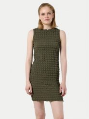 Noisy May Sukienka codzienna Zahara 27029921 Zielony Slim Fit. Zielone sukienki damskie Noisy May, na co dzień, s, bez wzorów, z syntetyku, bez kołnierzyka, bez ramiączek, proste. Za 69.99 zł.