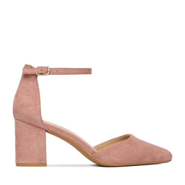 Czółenka JENNY. Czerwone czółenka damskie Jenny, bez wzorów, bez obcasa, bez zapięcia. Za 119.99 zł.