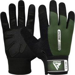 Rękawiczki treningowe W1 - wyjątkowo przyczepne - Zielony – M. Czarne rękawiczki damskie RDX SPORTS, bez wzorów. Za 89.99 zł.