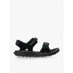 Sandały turystyczne damskie Columbia Konos Hiker 2-Strap. Czarne sandały damskie Columbia, bez wzorów, bez obcasa, bez zapięcia. Za 249.99 zł.
