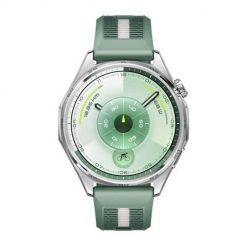 Inteligentny zegarek Huawei WATCH GT 6 46mm, GPS, dioda AMOLED, 1,47 cala, wodoodporny, zielony. Zielone zegarki smartwatch Huawei, bez wzorów. Za 1,258.99 zł.