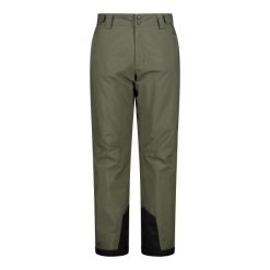 Spodnie męskie narciarskie CMP 33W1157. Zielone spodnie sportowe męskie CMP, m, bez wzorów, narciarskie. Za 422.00 zł.