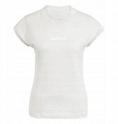 Adidas T-shirt adidas W Essentials Linear JC5819. T-shirty damskie Adidas, bez wzorów, bez kołnierzyka, bez ramiączek. Za 70.18 zł.