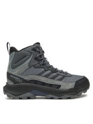 Merrell Trekkingi Speed Strike 2 Thermo Mid Wp J037769 Szary. Szare botki męskie Merrell, bez wzorów, z materiału, bez obcasa, bez zapięcia. Za 439.99 zł.
