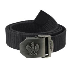 Pas parciany Orzeł. Czarne spodnie sportowe damskie Texar, bez wzorów, sportowe, trekkingowe. Za 61.99 zł.
