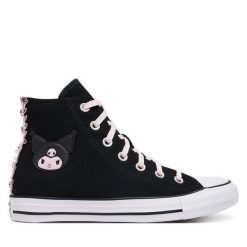 Trampki Converse. Czarne trampki i tenisówki damskie Converse, bez wzorów, bez zapięcia. Za 399.99 zł.
