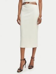 Guess Spódnica ołówkowa E6GD04 KG322 Kremowy Slim Fit. Białe spódnice damskie Guess, s, z aplikacjami, z syntetyku, ołówkowe. Za 239.99 zł.