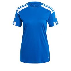 Koszulka damska adidas Squadra 21. Białe bluzki damskie Adidas, xl, bez wzorów, sportowe, bez kołnierzyka, bez ramiączek. Za 69.00 zł.