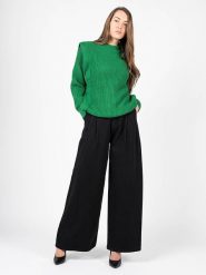 Silvian Heach Sweter | PGA22137LU | Kobieta | Zielony. Zielone swetry nierozpinane damskie Silvian Heach, xs, bez wzorów, z bawełny, bez kołnierzyka, bez ramiączek. W wyprzedaży za 199.00 zł.
