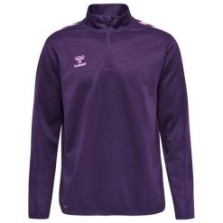 Bluza do piłki ręcznej dla dorosłych Hummel hml CORE XK. Fioletowe bluzy damskie Hummel, s, bez wzorów, sportowe, bez ramiączek, bez kaptura. Za 227.50 zł.